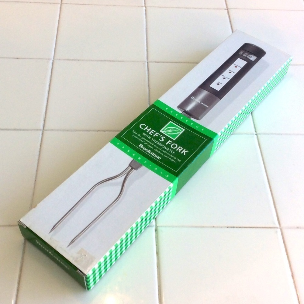 Brookstone Chef’s Fork with built in thermometer
